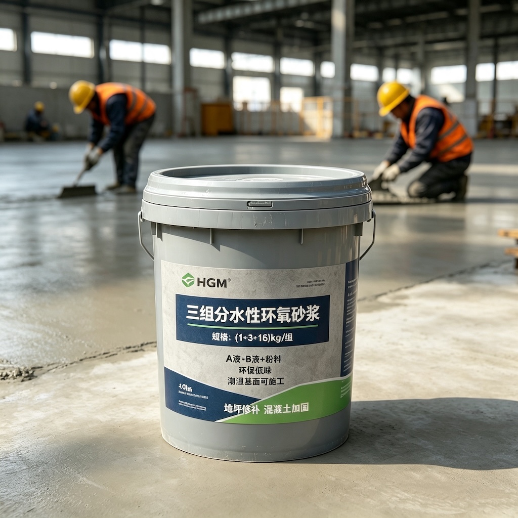 宝丰三组份水性环氧砂浆